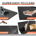 thumbnail image 4 of Large Silicone Cat Litter Mat, Waterproof/Urineproof, Litter Recycling, Easy to Clean, Soft on Kitty Paws (22"X34"- Black), 4 of 7