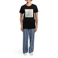 thumbnail image 4 of CafePress - Future Mrs. Pajamas - Women's Short Sleeve Print T-Shirt and Pants Dark Cotton Pajama Set, 4 of 7