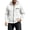 White, variant on Miqool Mens Zip Up Hoodies Fleece Loose Fit Long Sleeve Sweatshirts Drawstring Casual Fall Winter Jacket with Pockets for Athletic Workout