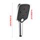 thumbnail image 3 of Cabezal de ducha de mano de alta presión con boquilla de ahorro de agua | Cabezal de ducha de masaje con 3 modos para bajo caudal | Ducha de mano ajustable para baño, hogar y gimnasio, 3 of 4