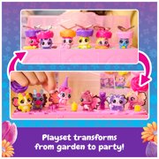 Bloomables by Hatchimals, Bloom Bash with 6 Surprise Figures & over 15 Accessories