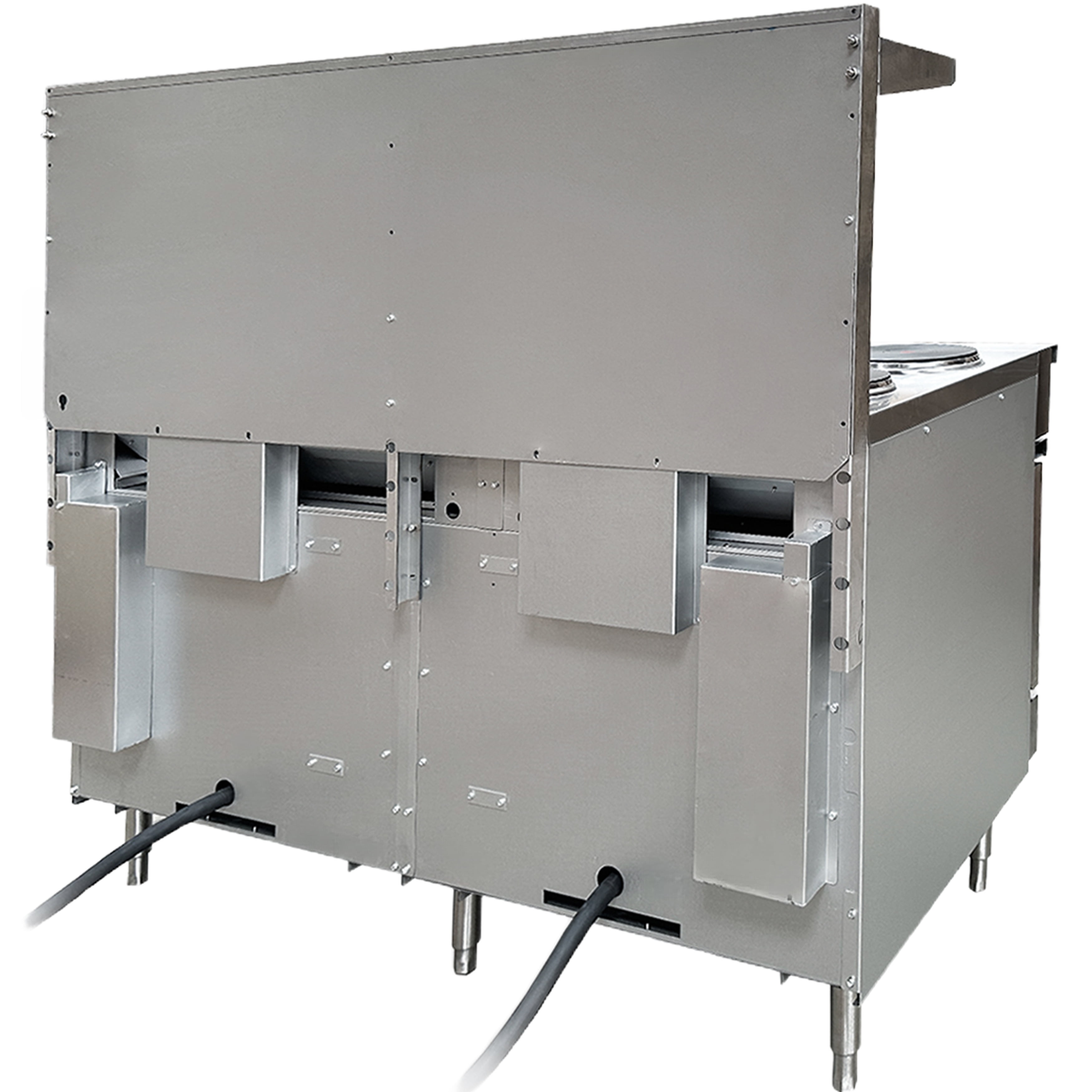 NSF 60 in. 10 Burner Commercial Electric Hot Plate Oven Range 208 Volt 3-Phase in Stainless Steel, Commercial Range Oven
