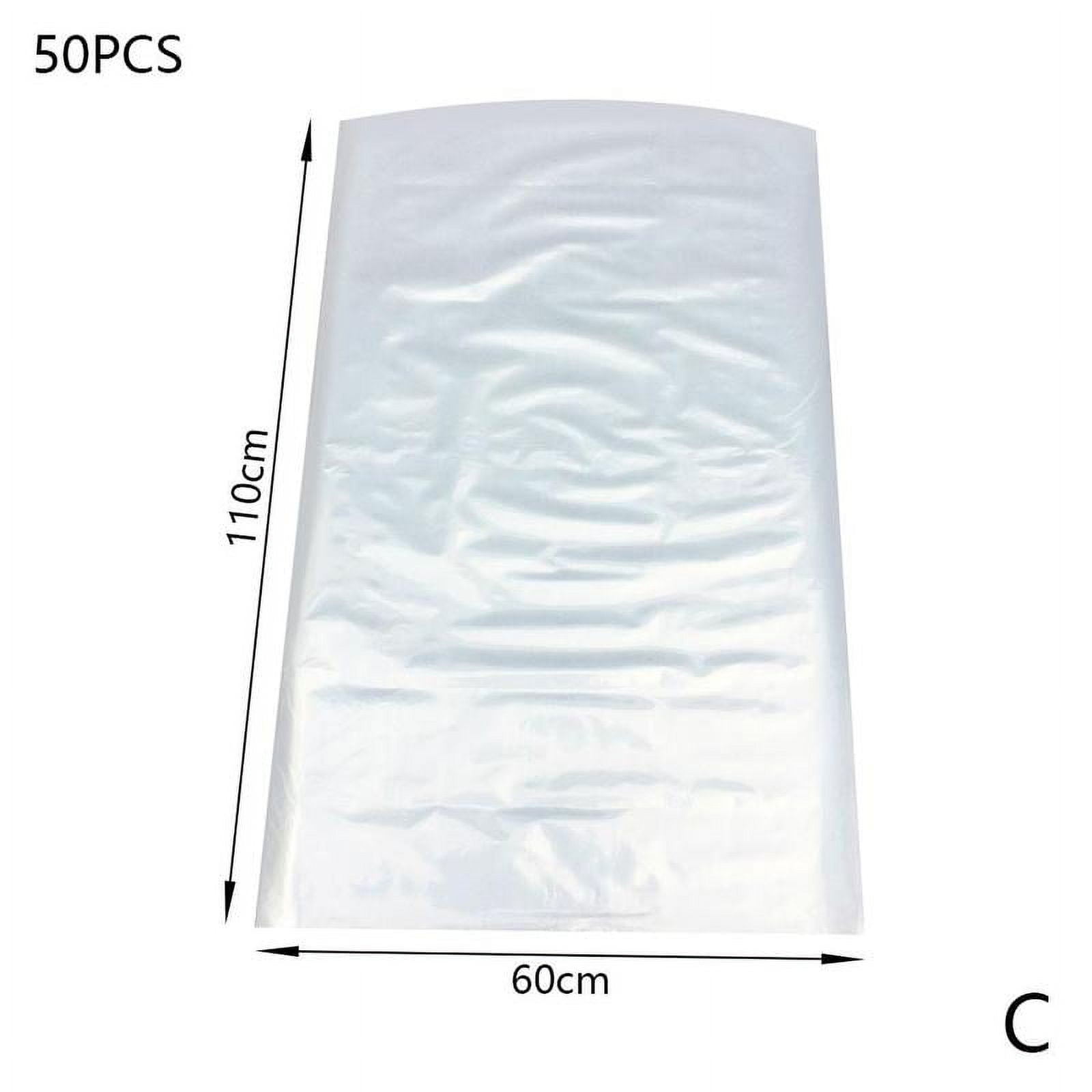 Lot De 5 Housses Vêtements 100x60cm - Respirantes, Transparentes, Anti-Mites