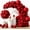 Red, variant on Red Balloons 100 pcs Red Balloons Sizes 12 Inch for Garland Arch, Premium Latex Balloons Red Birthday Decorations Wedding Valentine's Day Baby Shower Party Decor