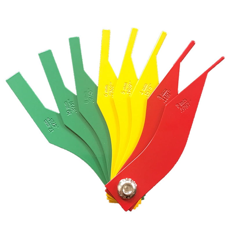 SHIYAO Universal Car Brake Pads Thickness Gauge Plastic Brake Feeler