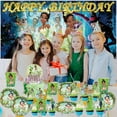 thumbnail image 3 of Tiana The Princess and the Frog Party Supplies Decor Cups Fans Decorations Honeycomb Centerpieces Cake Toppers, 3 of 6