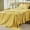 Yellow, variant on Queen Sheet Set - 4 Pieces Soft Queen Size Sheets - Breathable & Cooling - Hotel Luxury - Easy Care Polyester Microfiber Bedding for Women, Men, Light Blue