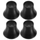 thumbnail image 3 of Long Pole Umbrella Replacement Tops for Rain Protection 4Pcs Black PVC, 3 of 5