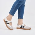 thumbnail image 2 of Tryards Womens Fashion Sneakers Retro Casual Tennis Slip on Flat Loafers Skate Walking Shoes, 2 of 7