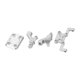 thumbnail image 5 of Asiento de fijación de la carcasa trasera del cuerpo RC, kit de montaje de la carcasa trasera del cuerpo antioxidante ligero de aleación de aluminio resistente al desgaste para Unbranded 2720210334312, 5 of 8