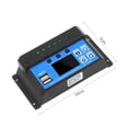 thumbnail image 3 of TFixol 18W 12V Solar Panel Kit Off Grid Monocrystalline Module with Solar Charge Controller SAE Connection Cable Kits, 3 of 7