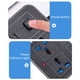 thumbnail image 3 of Tira de alimentación con 6 enchufes de CA y 3 puertos USB 1 tipo C Cable de extensión de 6 pies Prot Tomshoo  Negro, 3 of 7