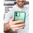thumbnail image 7 of i-Blason Ares Series Designed iPhone 12 Mini Case 5.4 inch (2020 Release), Dual Layer Rugged Clear Bumper Case for iPhone 12 Mini with Built-in Screen Protector (MintGreen), 7 of 7