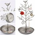 thumbnail image 3 of Ear Display Necklace Tree Branch Earrings Presentation Holder Jewelry Holder Organizer-Silver-, 3 of 4