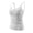 Z-2 White, variant on ZNQHFRE 2 Pack Women's Lace Camisole Tank Tops, Built‑In Bra Pads, Adjustable Spaghetti Straps, Sleeveless Layering Undergarment L
