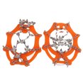 thumbnail image 1 of Crampones 19 Dientes Puntas de Hielo de Alta Elasticidad para Zapatos Antideslizante Engrosado Ensanchado para Montañismo para Senderismo al Aire Libre para Caminar Anggrek Otros, 1 of 8