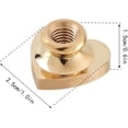 thumbnail image 7 of 1PC Golden Brass Wax Seal Stamp Retro Stamp Head Wood Grain Pattern 25mm For Cards Envelope, 7 of 7