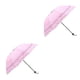 thumbnail image 3 of Monstrate Paraguas de sol Color sólido Lindo Exquisito Reemplazo europeo Portátil Impermeable Niñas Señoras Paraguas de viaje Rosa Rosa 2Conjunto, 3 of 6