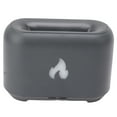 thumbnail image 4 of Difusor de llama 130ML Humidificador difusor de llama USB hueco 3D con luz de 7 colores LED para el hogar 5V Gris oscuro, 4 of 10