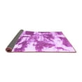 thumbnail image 2 of Ahgly Company Indoor Round Abstract Purple Modern Area Rugs, 7' Round, 2 of 4
