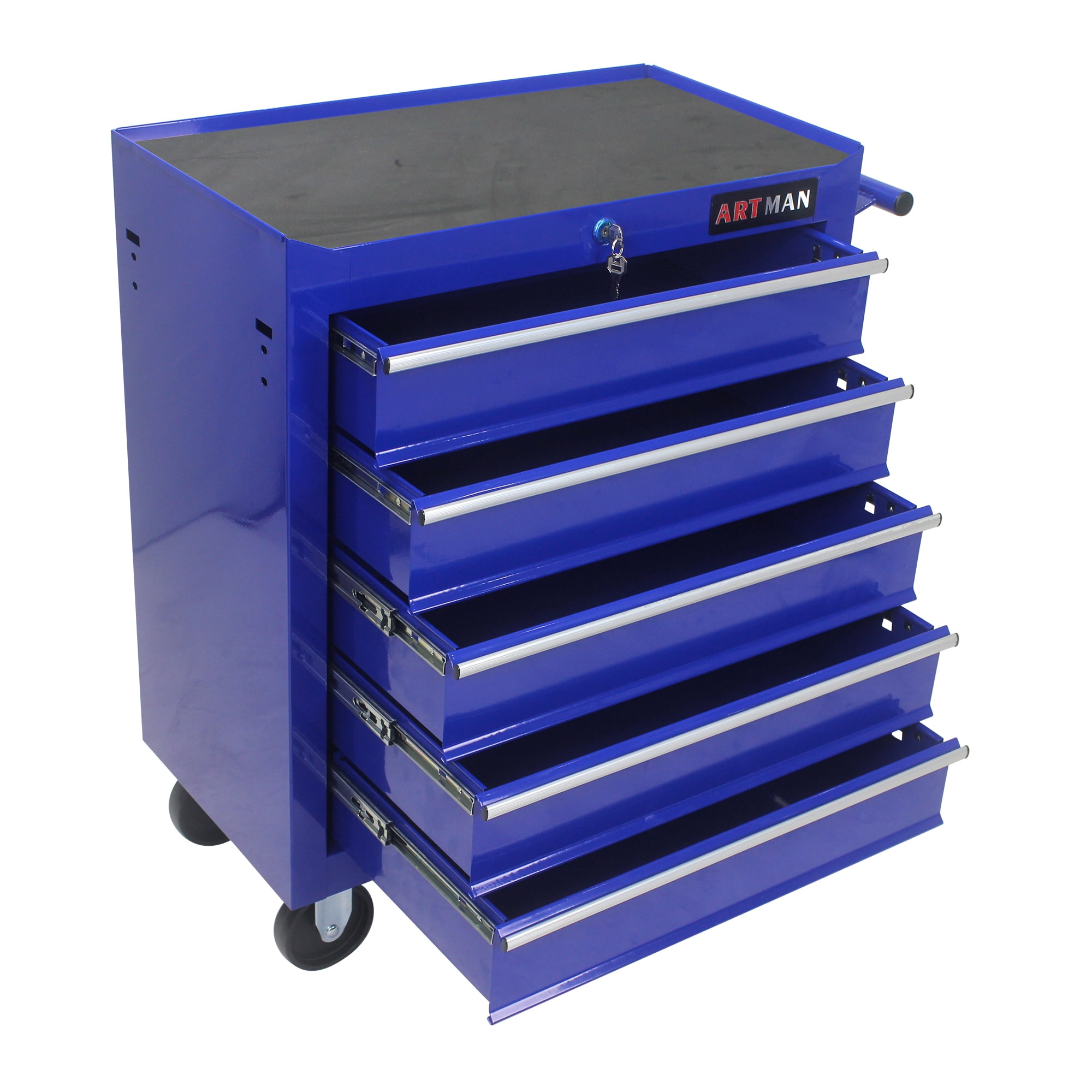 ARTMAN 5 Drawer Rolling Steel Tool Chest, ,with 4 Wheels and Locking System ,Tool Storage Cabinetfor Garage Workshop