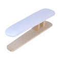 thumbnail image 4 of Tabla de planchar pequeña, Base de madera, cubierta de repuesto con borde elástico, tabla de planchar, taburete de planchado para el hogar, puños de White 57CMX13CMX16CM, 4 of 8