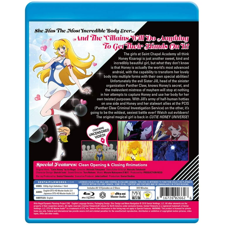 Cutie Honey Universe (Blu-ray), Sentai, Anime - Walmart.com