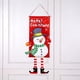 thumbnail image 2 of Decoración de bandera de Navidad Diy Santa/ciervo/muñeco de nieve bandera colgante lindos carteles de Navidad fiesta de Navidad, 2 of 5