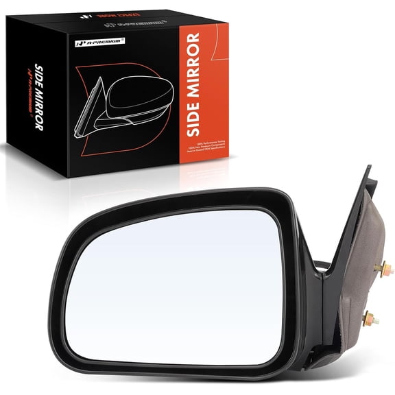 A-Premium Driver Side Power Door Mirror - Compatible with Pontiac Grand Prix 2004 2005 2006 2007 2008 - Non-Heated Non-Folding Black Outside Rear View Mirror - Replace# 15796390