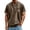 Brown_#11, variant on Sewkxo Henley Shirts for Men Acid Washed Oversized T Shirts Short Sleeve Summer Tops Stylish Vintage Plain Tees,Black XL