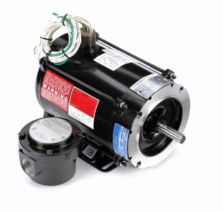 1/2 hp 1800 RPM 3-Phase 56C Frame TENV (rigid base) 230/460V Marathon Motor # Y602