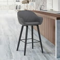thumbnail image 7 of Home Square Faux Leather and Wood Bar and Counter Height Stool - Set of 3, 7 of 7