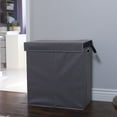thumbnail image 5 of Household Essentials Collapsible Laundry Sorter with Lid, Gray, 5 of 10
