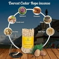 thumbnail image 5 of Lamatar1 Himalayan Region Cedar Rope Incense, Eco-Friendly, Used for Aromatic Ambiance, Healing, Purification, Pure Cedar Wood, Natural & Safe, 45 Ropes in a Bundle. Handmade In Nepal, 5 of 6
