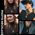 Custom Picture/Photo Necklace For Men Women Personalized Round/Heart