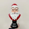 thumbnail image 6 of Santa Bust Statue 5.9" Christmas Tabletop Decoration, Red and White Santa Claus Head Resin Figurine for Bookshelf, Mantle & Holiday Decor, 6 of 9