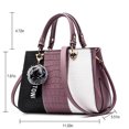 thumbnail image 2 of Colisha Fashion Women Leather Handbag Crocodile Shoulder Bag Large Capacity Briefcase Messenger Satchel Shopper Tote Bags, 2 of 6