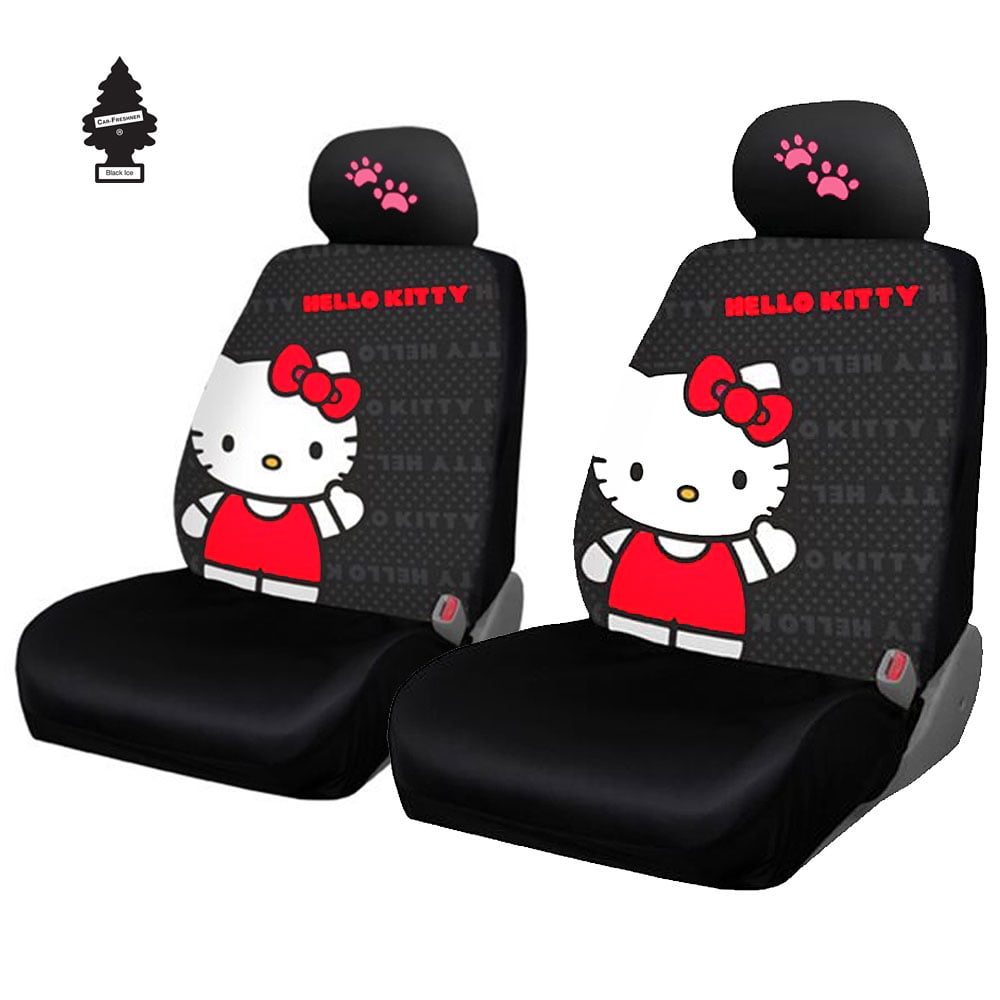 QBahoe Car Seat Covers Kitten Who Police Box Protector Cushion Premium Cover for Women Men Girls Boys Fits Most Cars Truck SUV Van 