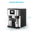 thumbnail image 5 of TABU 3 in 1 Ice Maker with Water Dispenser,40 lbs/24H,Ice Machine with Ice Crushing,Self Cleaning,Black, 5 of 7