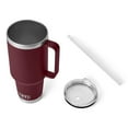 thumbnail image 3 of Yeti 42Oz Rambler Straw Mug With Straw Lid Wild Vine Red, 3 of 5