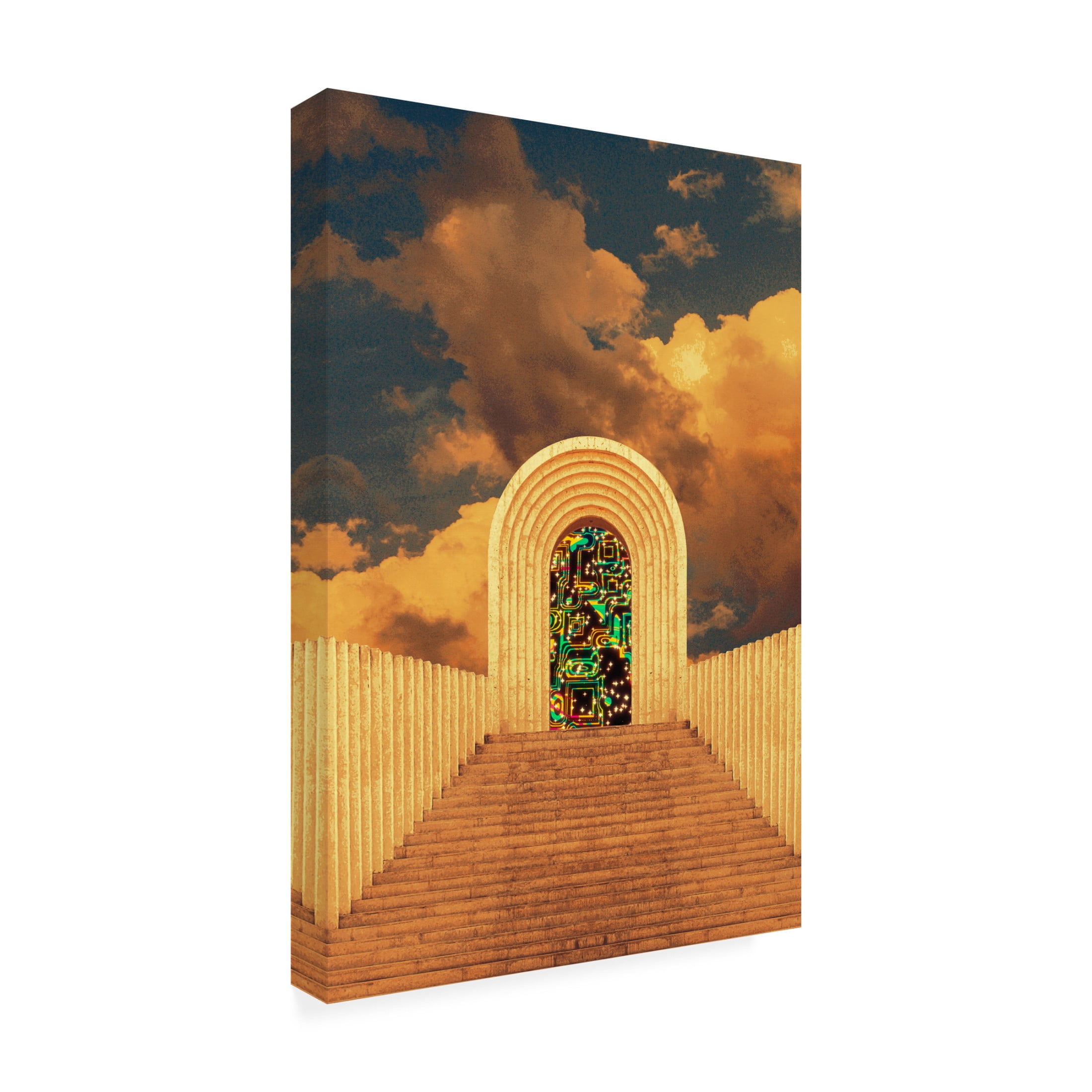Trademark Fine Art DEKIMBE MURRAY Stairway Canvas Wall Art