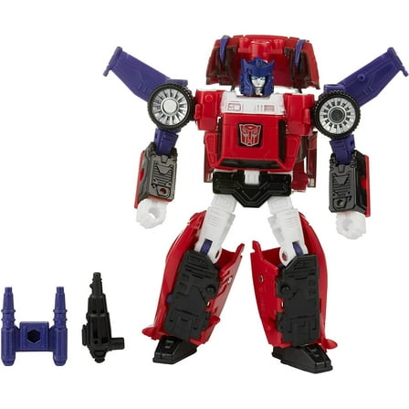 Hasbro Deluxe Autobot Road Rage Ages 8  Collectible Action Figure Red