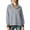 Gray, variant on Women's 1/4 Zip Sweatshirts Lapel Stand Collar Long Sleeve Plain Pullover Sweater Loose Fit Casual Fall Tops (S, Pink)