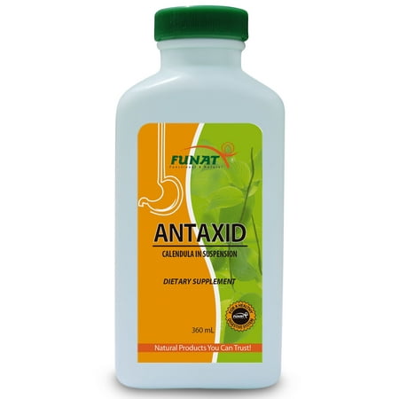 Funat Antaxid Gastritis and Upset Stomach Relief with Calendula, Mint &