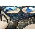 thumbnail image 5 of Hanover Mercer 7-Piece Patio Dining Set in Country Cork with 4 Dining Chairs, 2 Swivel Rockers, and a 40" x 70" Cast-top Table, 5 of 10