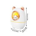thumbnail image 5 of VWRXBZ Cute Cats Humidifier & Essential Oil Diffuser with Night Lights - Portable Mini Aroma Diffuser for Bedroom, Home Office, Desktop, 5 of 6