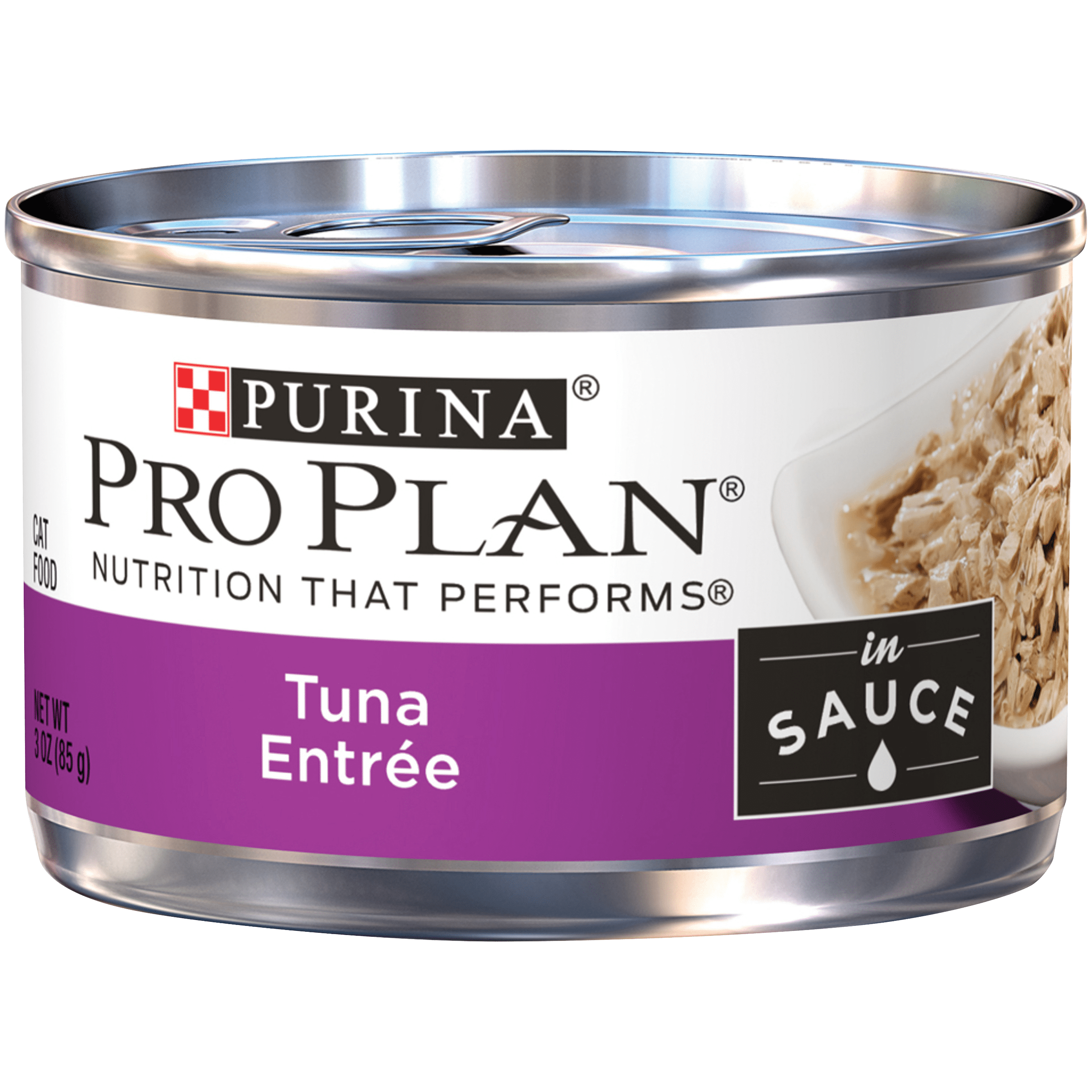 (24 Pack) Purina Pro Plan Wet Cat Food, Tuna Entree in Sauce, 3 oz