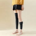 thumbnail image 5 of VONCOS Womens Cotton Over The Knee Socks, Charcoal Gray Thigh High Leg Warmers Ribbed Slouchy, One Size Breathable Knit Socks, 5 of 5