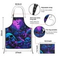 thumbnail image 3 of Adjustable Waterproof Apron for Adults 33x27 Inch – Cooking Apron with 2 Large Pockets, Durable Polyester Bib for Kitchen, Baking, BBQ, and Home Use, 3 of 6