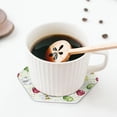 thumbnail image 4 of Kdxio Insects Funny Coasters,4 Pcs Leather Coasters,Housewarming Gifts,Protect Furniture from Water Marks Scratch and Damage, 4 of 6
